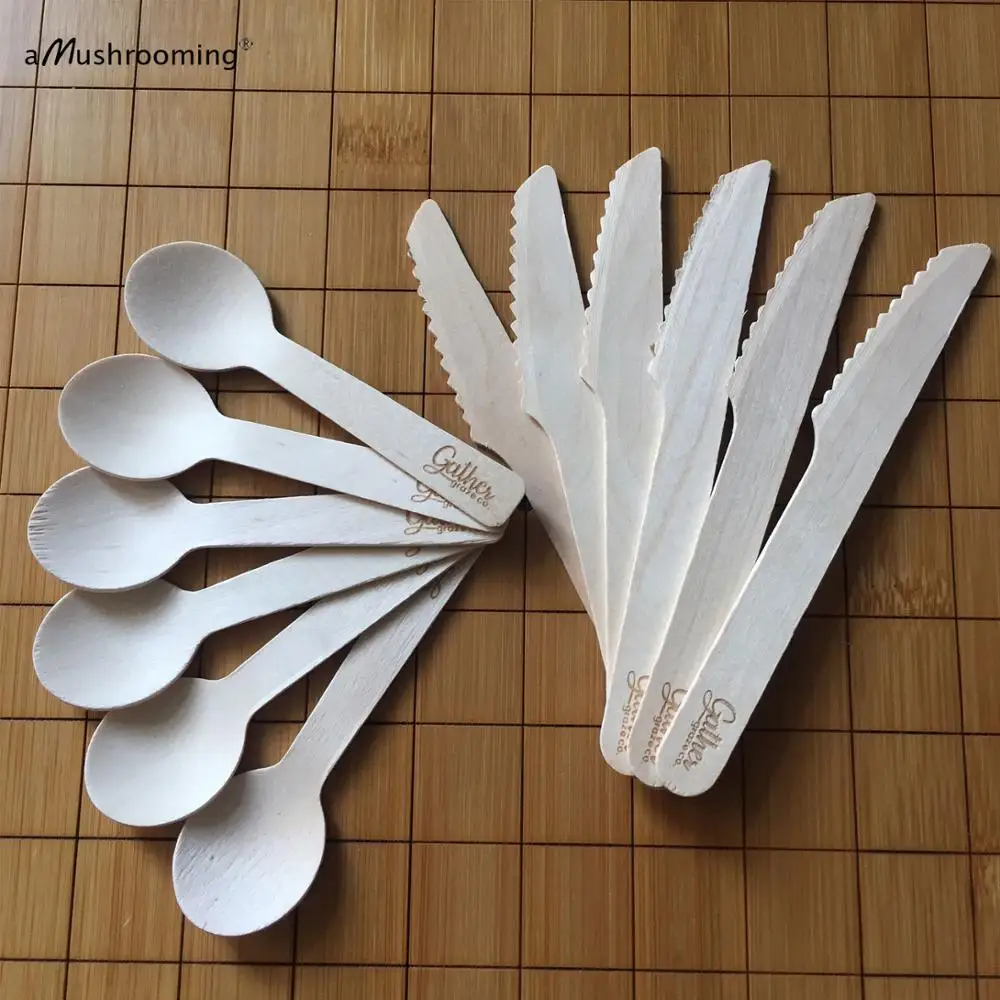 Персонализированные мини ложки ножи для закусок дня рождения и свадьбы в