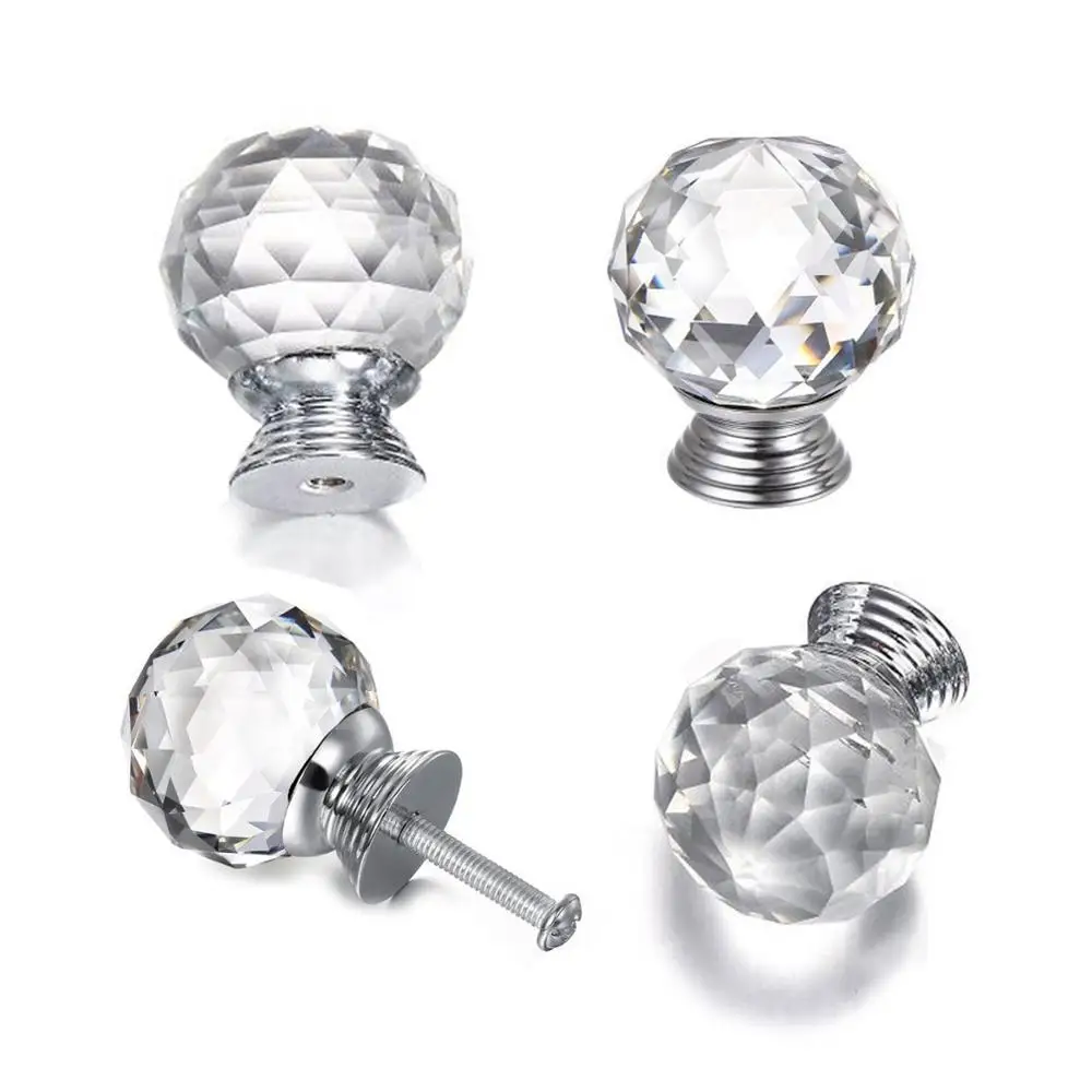 Хрустальные Ручки для ящиков Probrico ручки шкафов ромбовидной формы Ширина 20-40 мм