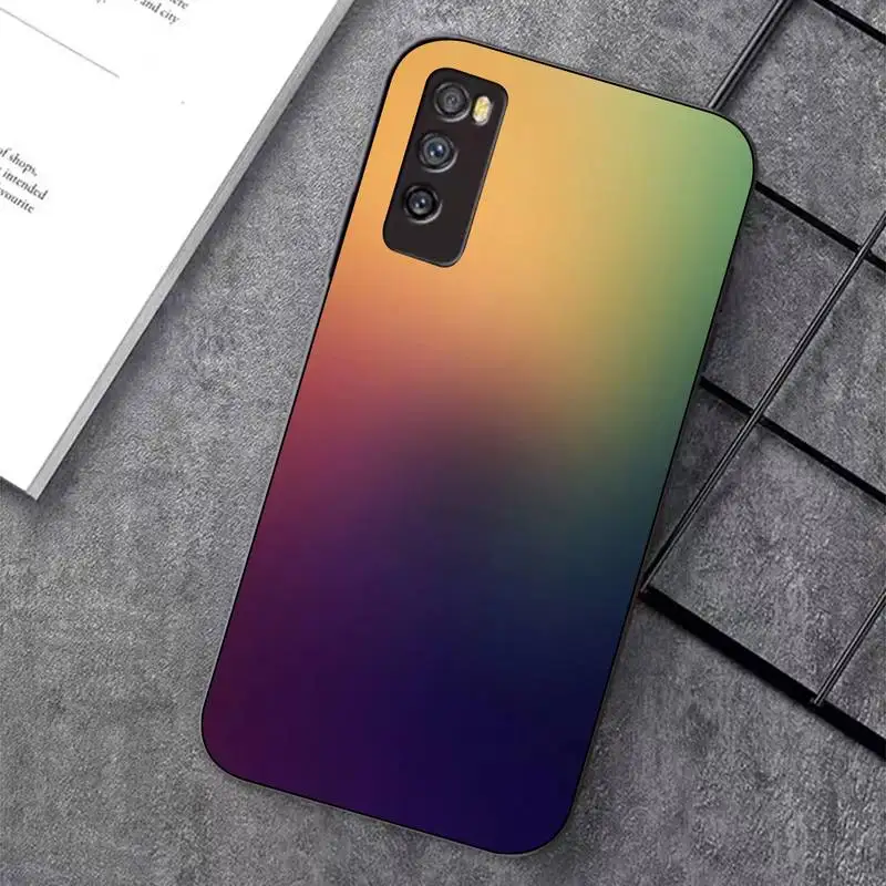 TOPLBPCS чехол для телефона с градиентным цветным изображением huawei nova 2 i plus 3i E 4 5i pro 6 SE