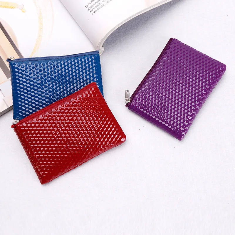 Pu Leather Small Coin Purse Short Women Money Change Bag Lovely Wallet Kids Key Pocket Lipstick Earphone Organizer Zipper Pouch |