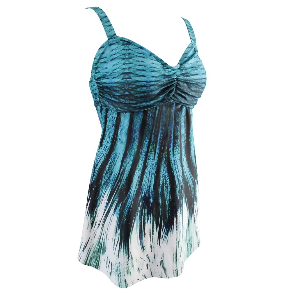 TYAKKVE плюс размер танкини женский купальник сексуальный бикини купальный костюм