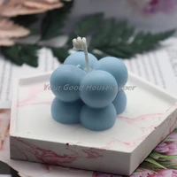 diy candles mould wax aromatherapy plaster silicone mold handmade cube soap mold