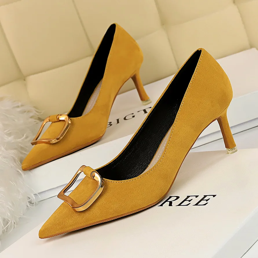 2020 женские замшевые фиолетовые туфли лодочки на высоком каблуке 6 5 см модные