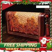original jflowers wallet jfa004 high quality handmade hand drawn purse durable convenience moneybag made by leather