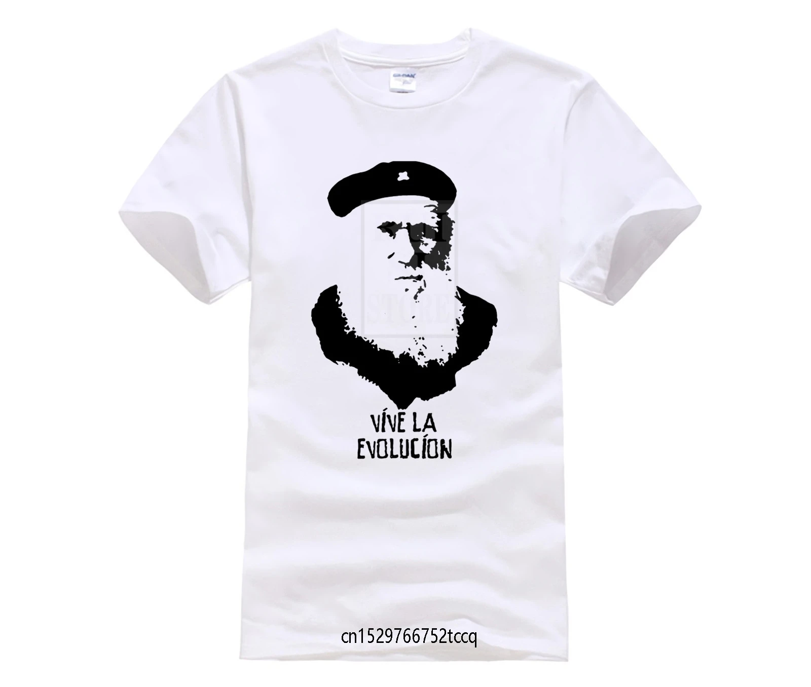 Футболка Charles Darwin Evolution из 100% хлопка оригинальная модная футболка с рукавами в