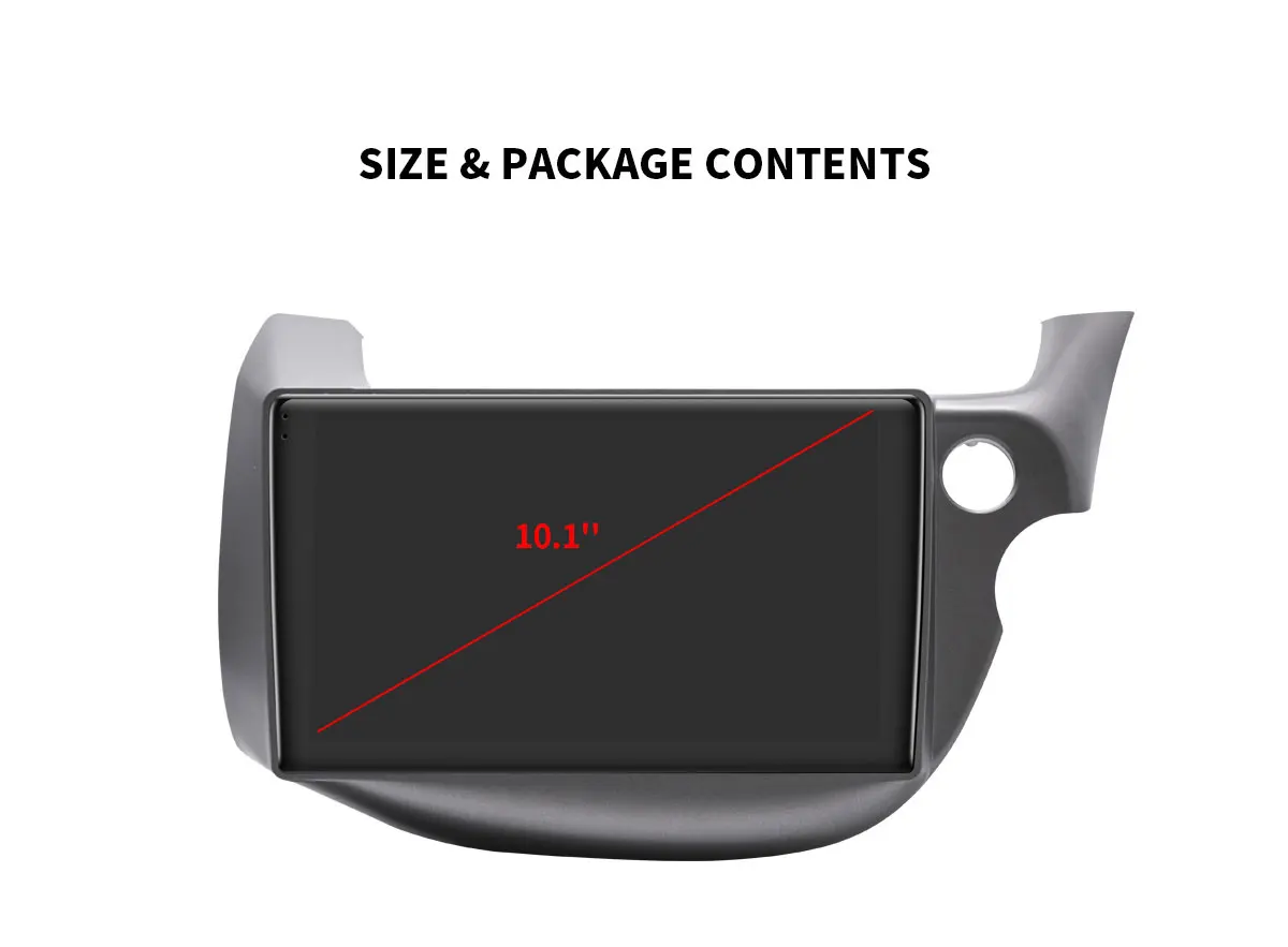 Радуясь Android Авторадио автомобиля Радио Стерео gps головное устройство для Honda Fit/Jazz 2008-2013 правый Привод 10 ''ips автомобильный мультимедийный плеер