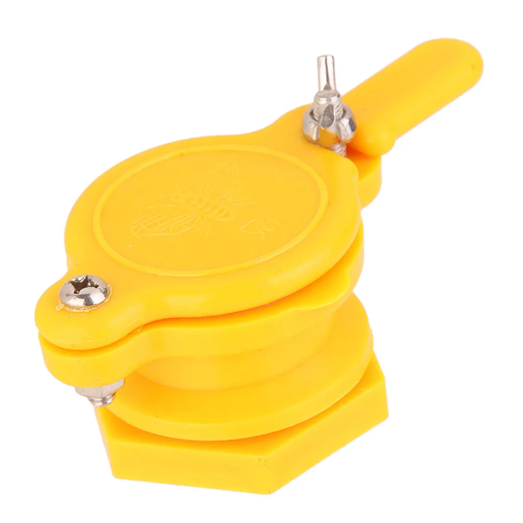 

Yellow Plastic Honey Gate Valve Extracting Bottling Beekeeping Tool
