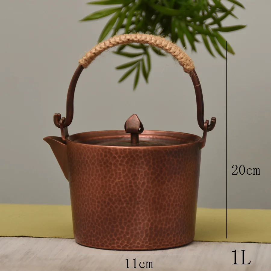 

Ручной медный чайник 1 л