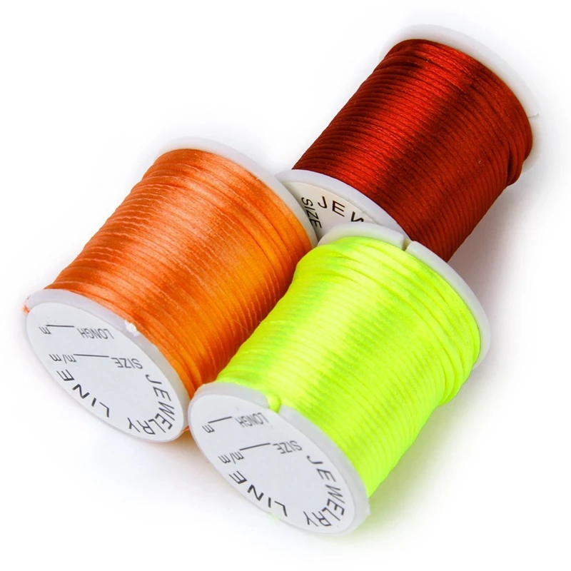10 рулонов смешанные шнур/нейлон цвета бусы нити для ремесло ювелирных изделий 1