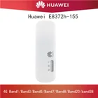 Разблокированный Wi-Fi-Модем Huawei E8372h-155, 4G, 150 Мбитс, LTE, FDD, 1357820, TDD384041, многоязычный мобильный USB-ключ