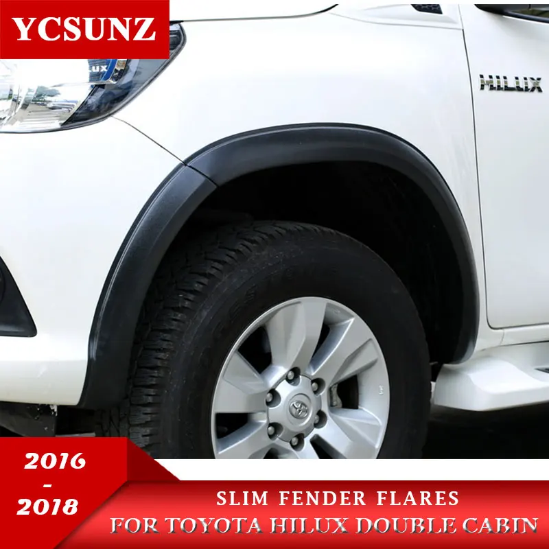 Брызговики для автомобильных арок брызговики Toyota Hilux SR5 2016 2017 2018 двойные салона
