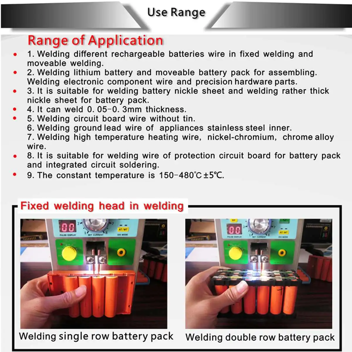 

709AD+18650 Lithium Battery Spot Welder 3.2KW 220V Automatic Pulse Spot Welding Machine with 70B Handheld Welding Pen