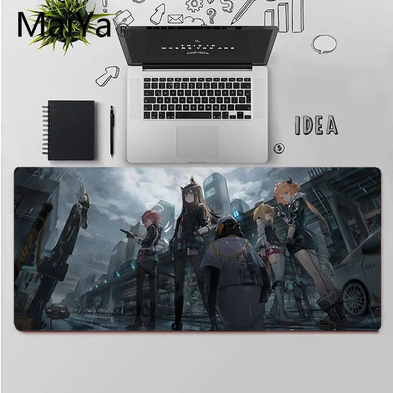 

Maiya Top Quality Arknights Anime Girl Comfort Mouse Mat Gaming Mousepad Free Shipping Large Mouse Pad Keyboards Mat