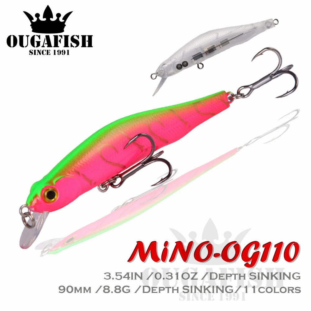 Новые рыболовные приманки гольян медленно опускается на дно Мино приманка вес 9