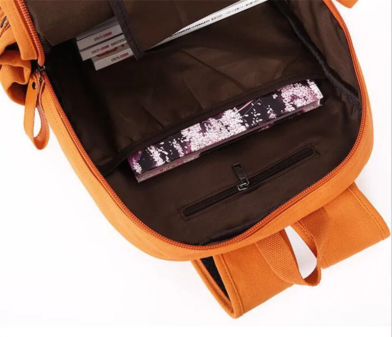 Горячая аниме Dragon Ball Z плечо школьная сумка рюкзак Сон Гоку Оранжевый Холст