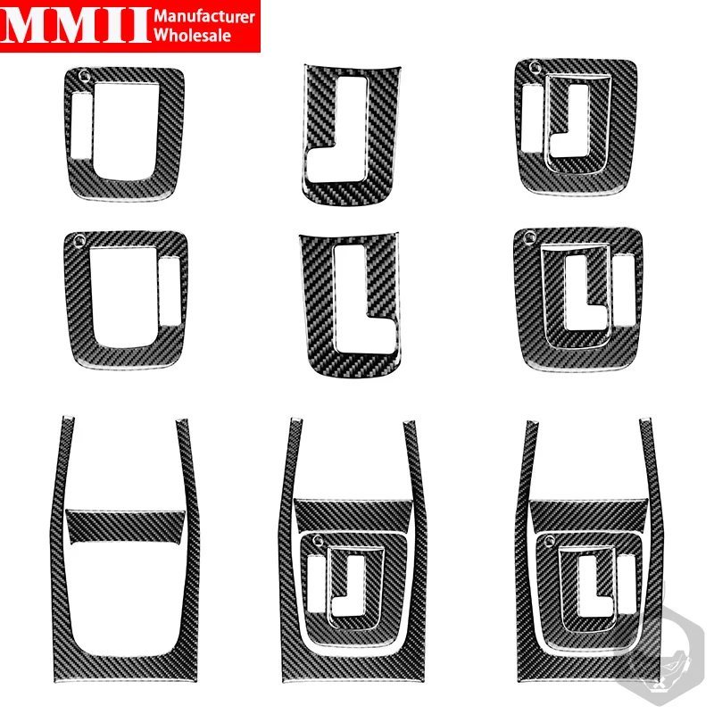 

Carbon Fiber Car Accessories For Subaru Impreza XV Crosstrek 2012 2013 2014 Gear Panel Frame Surround Car Cover Trim Stickers