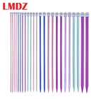 Спицы для вязания одиночные из алюминия рукоделие ткачество, 2 шт.компл., 35 см, 2,0-12 мм