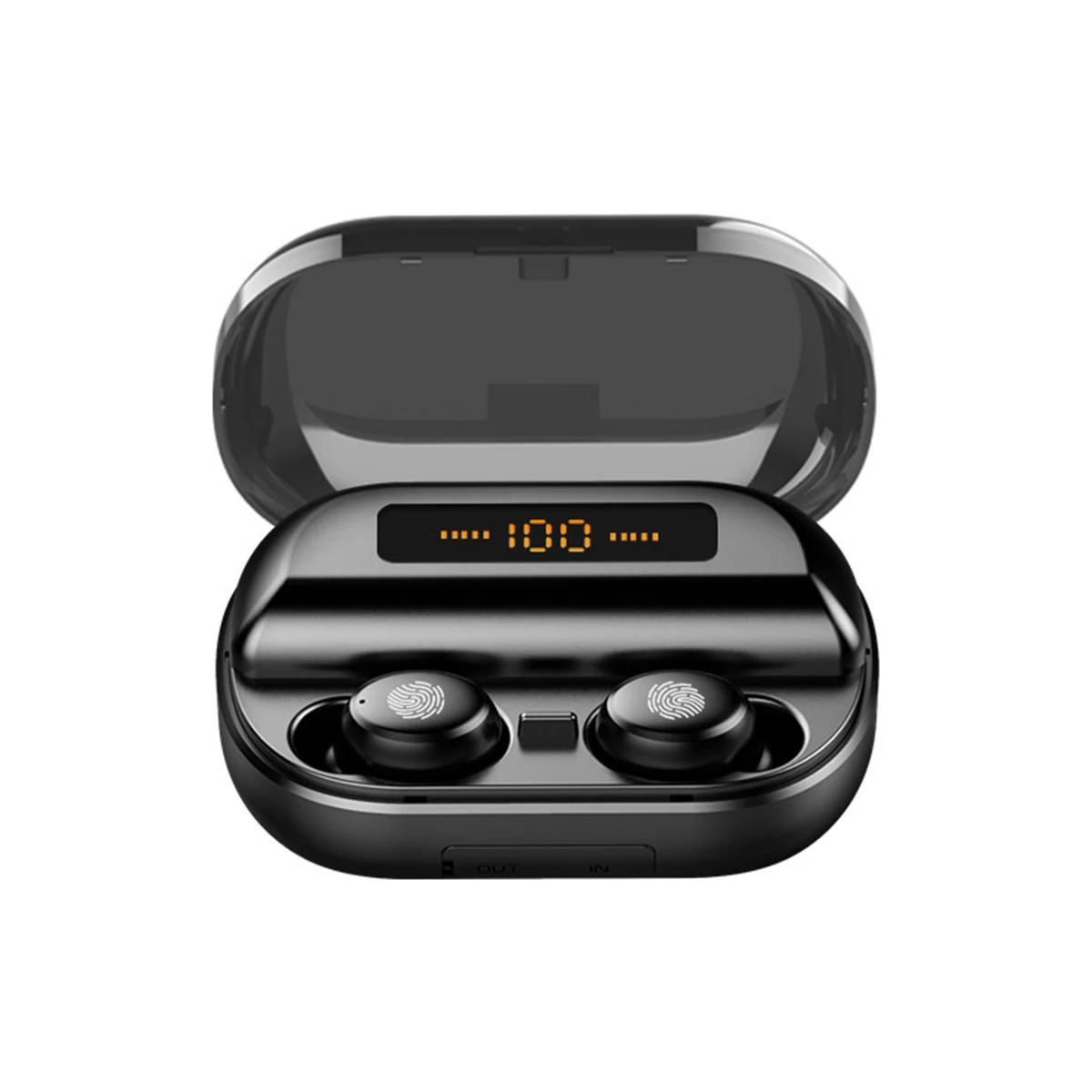 Беспроводные bluetooth 5,0 наушники светодиодный дисплей 8D стерео IPX7 водонепроницаемая Спортивная гарнитура наушники гарнитура с 4000 мАч power Bank