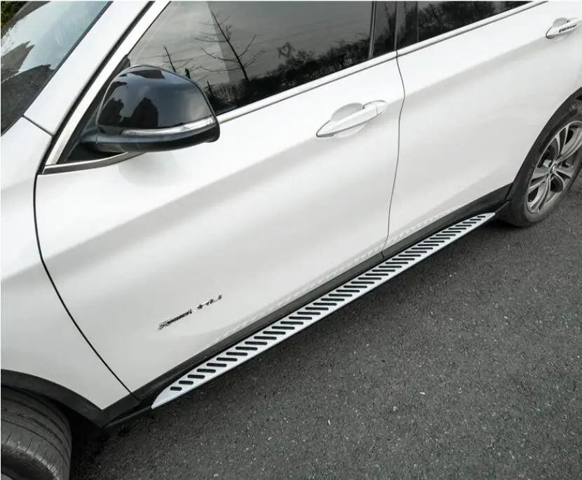 Алюминиевый сплав и АБС автомобиля бег подножка Nerf бар Защита двигателя для BMW X1