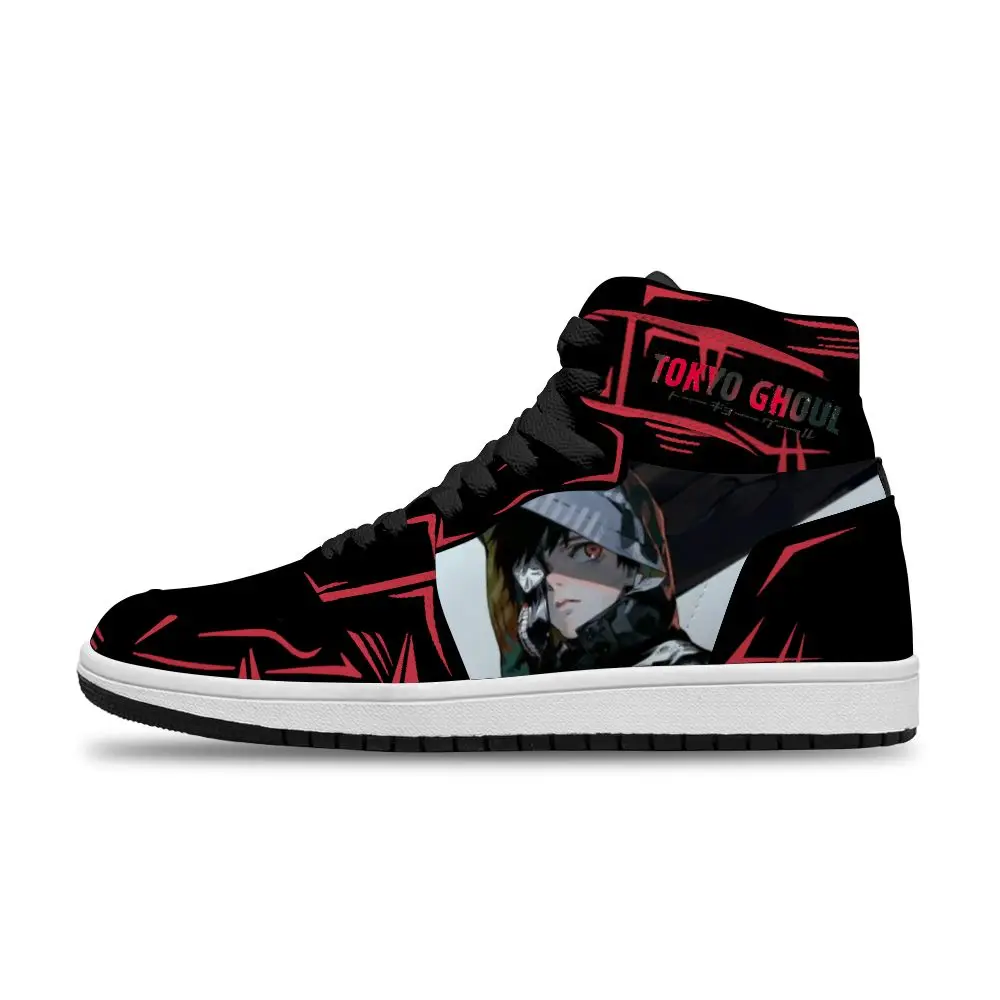 

Токийский Гуль Diy беговые Нескользящие Горячие японские аниме мультфильм повседневная обувь для мужчин унисекс трендовая спортивная обувь