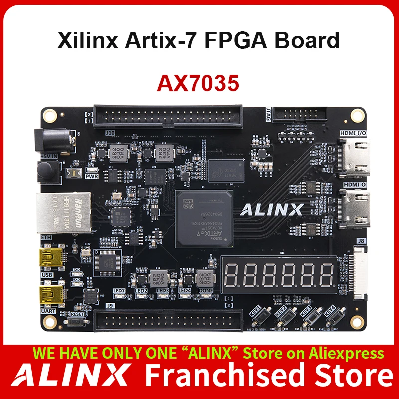 ALINX AX7035 XILINX Artix-7 XC7A35T FPGA Board A7 SoMs Evaluation Kits