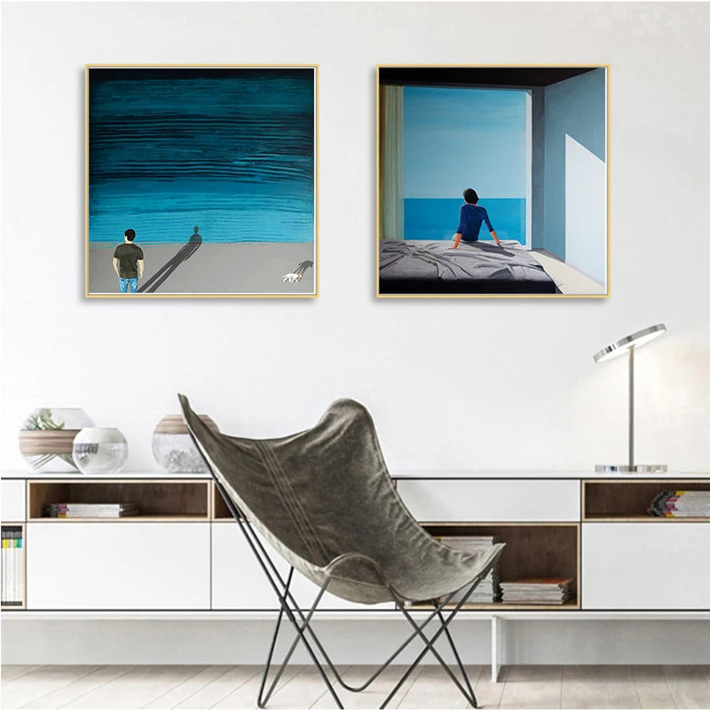 Большой всплеск Давида хокни художник на заказ свежий с плавательным бассейном