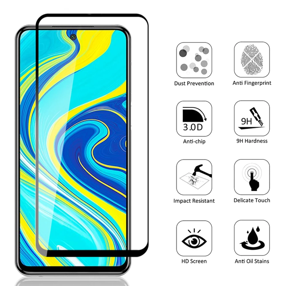 Закаленное стекло ROCK camera для Xiaomi Redmi Note 8 7 Pro Защитная пленка экрана redmi note 9s 9pro Max