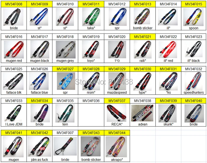 10 шт. JDM Stance hellaflush fatlace ILL illest Lanyard телефон шейный ремешок брелок 3 цвета