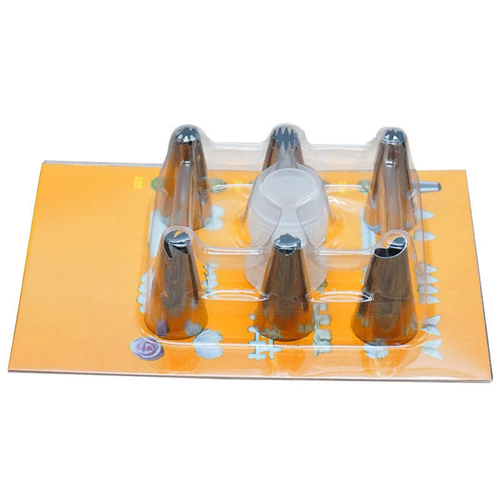 7 шт./компл. глазурь сопла из нержавеющей стали цветок рот Обледенения