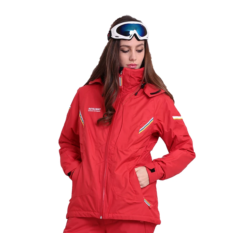 Лыжный костюм ROYALWAY для женщин зимняя теплая ветрозащитная водонепроницаемая