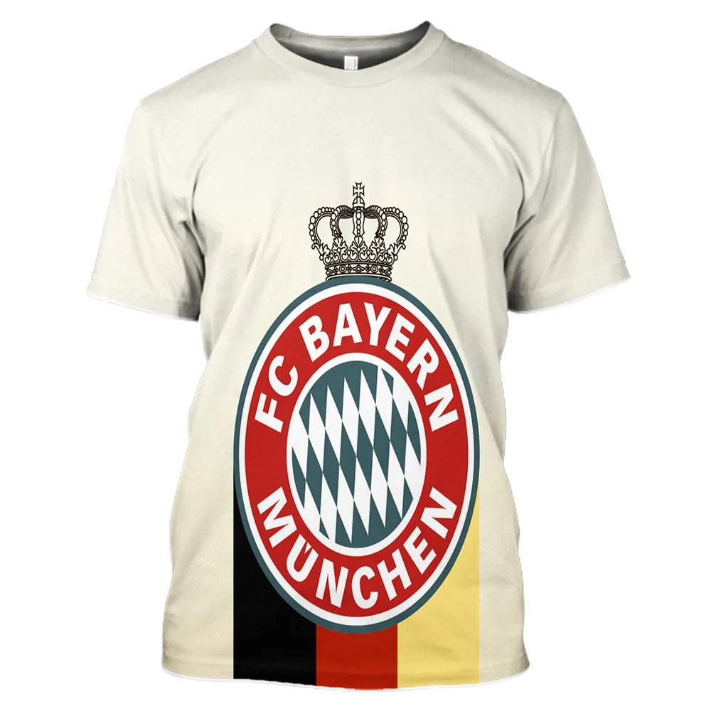 LBG новая 3D печать Bayern Munich Футболка мужская и женская модная спортивная футболка