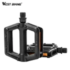 Аксессуары для горных велосипедов 1 пара, велосипедные педали, детали для ног, смешанные статические скобы, дорожные, горные, плоские, шаговые, плоские, пластиковые