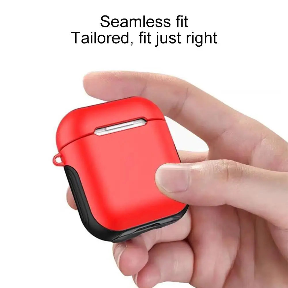 ТПУ силиконовый чехол для беспроводных наушников Bluetooth AirPods 1 защитный Аксессуары