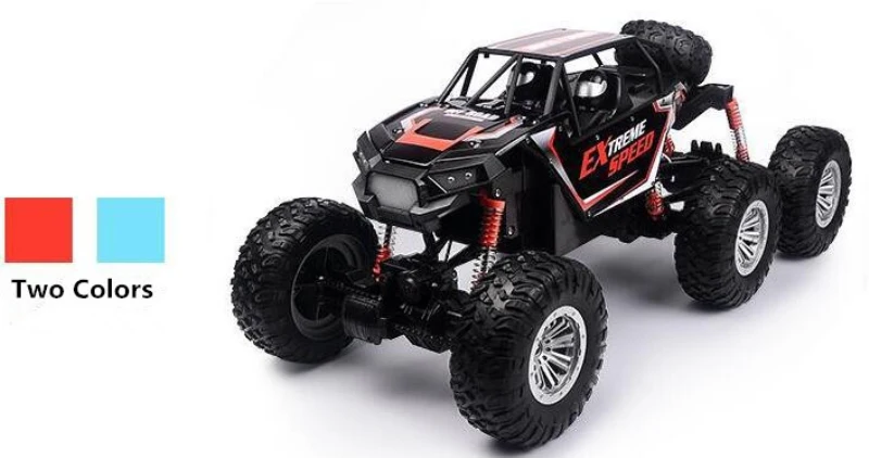 Детский подарок электрический RC автомобиль 1:8 2,4G 150M супер большой 6/4 колеса 6WD 4WD вождения независимая подвеска 360 градусов опрокидывающийся RC автомобиль