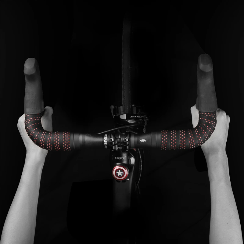 West biking дорожные велосипеды мягкие EVA FoamTape рули для велосипеда лента для ремня Balck Mesh дизайн нескользящая Водонепроницаемая обмотка руля