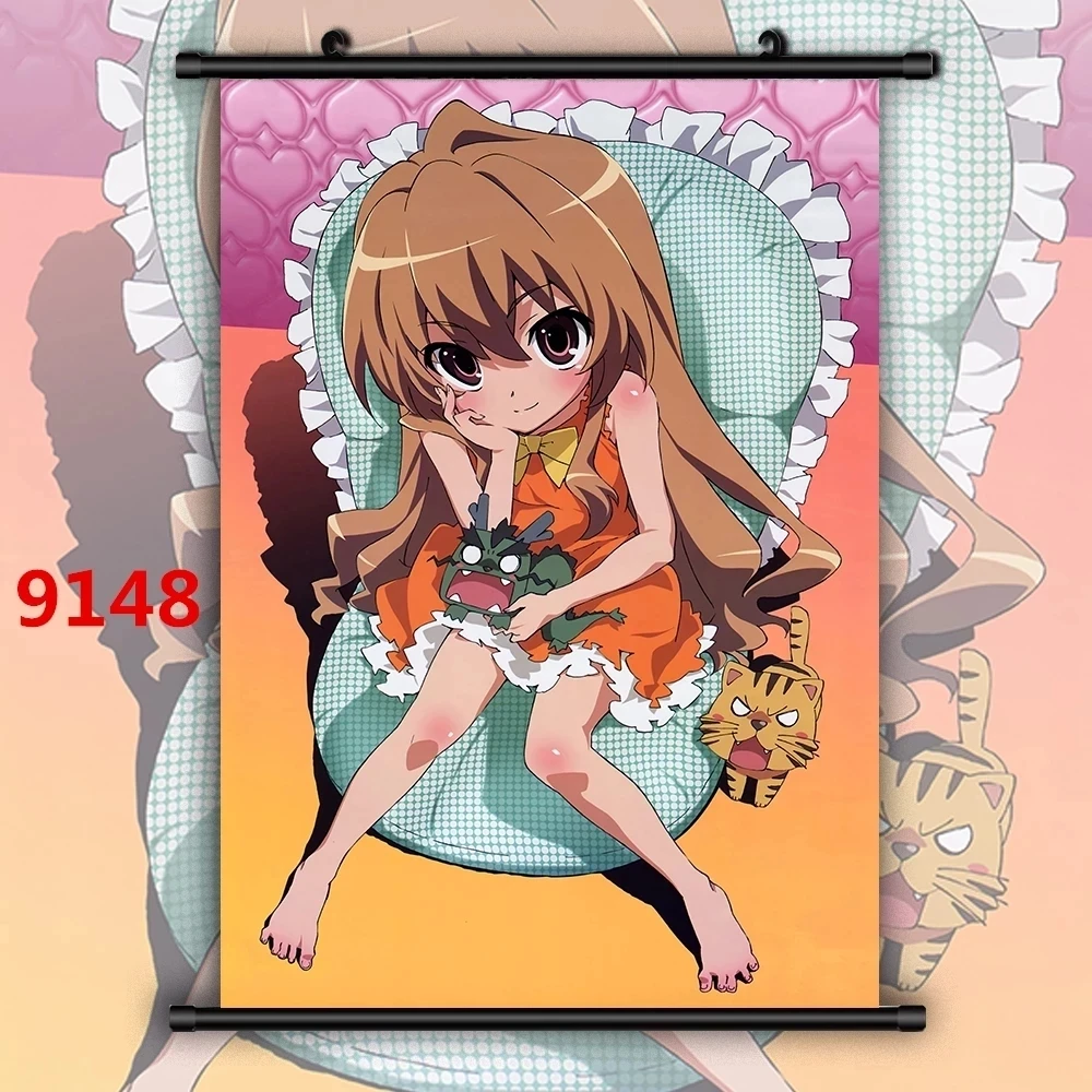 Декор дома современный Toradora Aisaka картина на стену пластиковый скролл висячая аниме картина печать канвы плакат для гостиной.