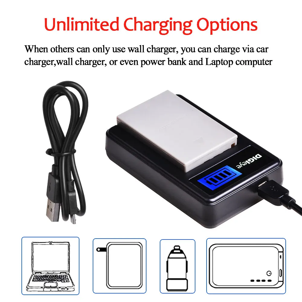 Фото BLS-5 BLS-50 PS-BLS5 Батарея + ЖК-дисплей USB Зарядное устройство для цифровой камеры Olympus OM-D E-M10, ручка, E-PL2, E-PL5, E-PL6, E-PL7, E-PM2, стилус 1 Камера №5
