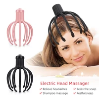 electric octopus claw scalp massager stress relief therapeutic head scratcher relief hair stimulation hands free rechargable
