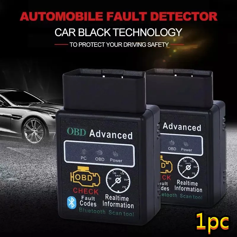 

Automobile Fault Detector Endoscope Mini ELM327 OBD2 Car Fuel Consumption Speed Bluetooth Connection Waterproof 12V Tester