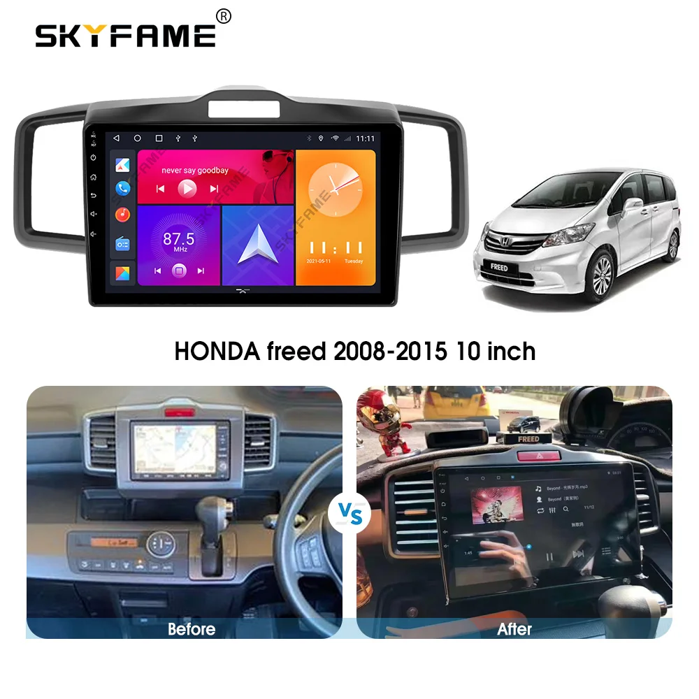 

SKYFAME Android Car Navigation Radio Multimedia Player For HONDA freed FIT 2008-2015 Android Auto stereo GPS system