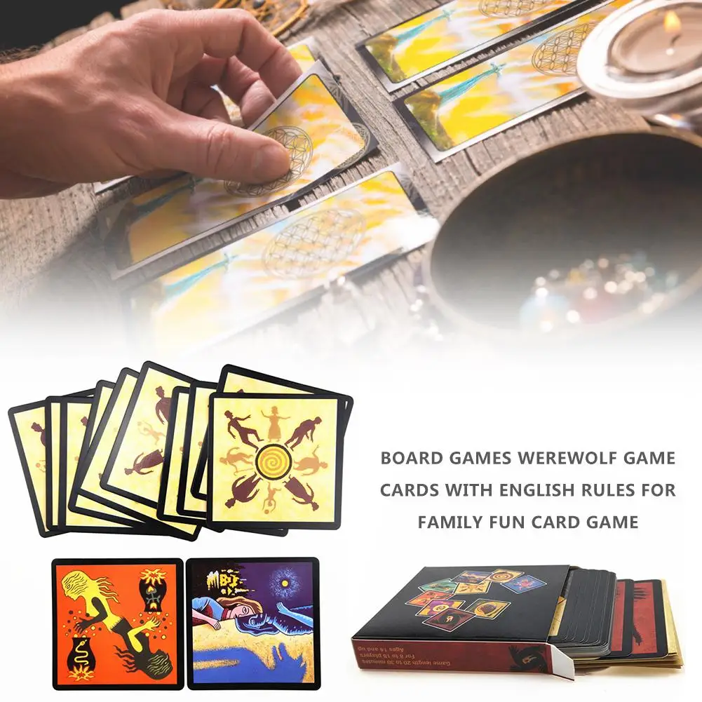 Карты Таро оборотня руководство оракула гадание дека Для настольные игры