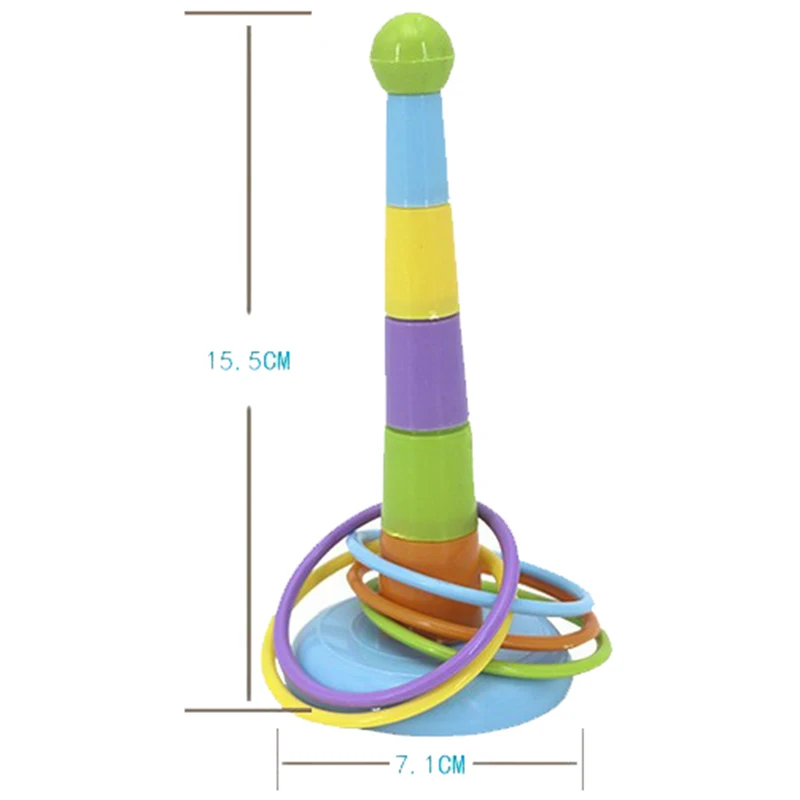Hoop Ring Toss Plastic Garden Game Pool Toy Outdoor Fun Set Toys For Children Kids Gift | Игрушки и хобби