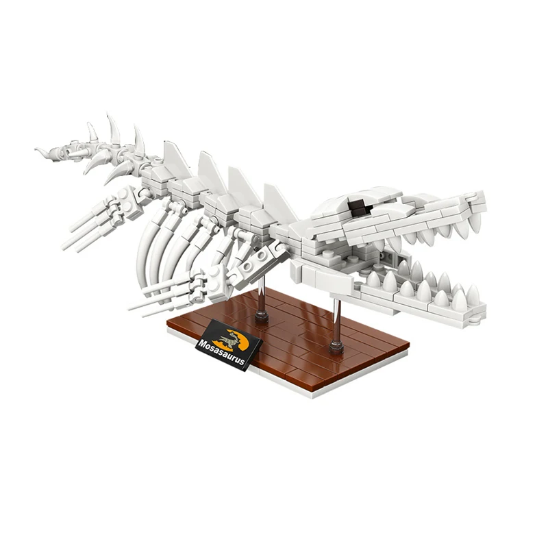 Набор блоков для сборки Окаменелости Динозавров Юрского периода миниатюрный