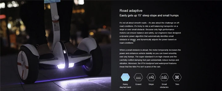 Ninebot Segway Mini Pro smart самобалансирующийся минипро 2 колесный Электрический Скутер Ховерборд скейтборд для картинга