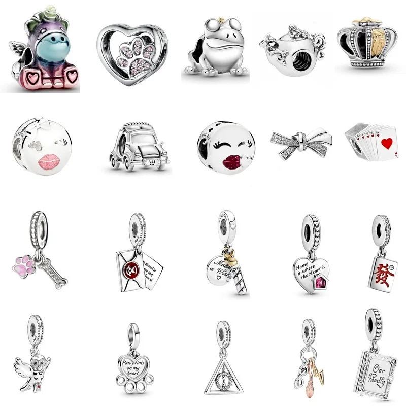 

2021 the latest 925 Sterling Silver animal series is suitable for Pandora Charm Bracelet, which is specially made for women DIY