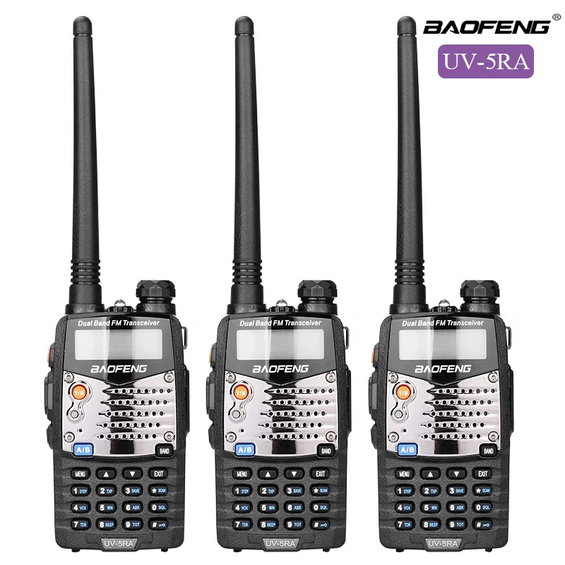 Baofeng UV-5RA Walkie Talkie Portable Ham Vhf Uhf Transceiver Dual 136-174 MHz & 400-520 MHz CB Two-Way Radio Station Way radios