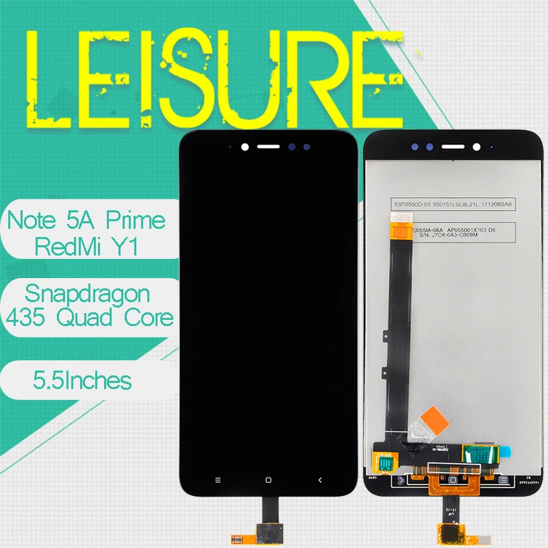 4 Гб для Xiaomi Redmi Note 5A Prime ЖК дисплей сенсорный экран дигитайзер в сборе Y1 Lcd|Экраны