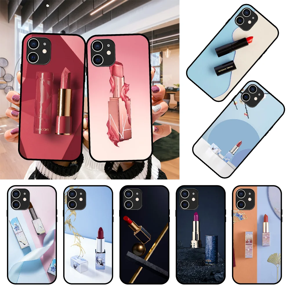 Чехол для телефона Apple IPhone 12 Mini 11 Pro XS MAX XR X 8 7 6S 6 Plus черный чехол Etui художественный