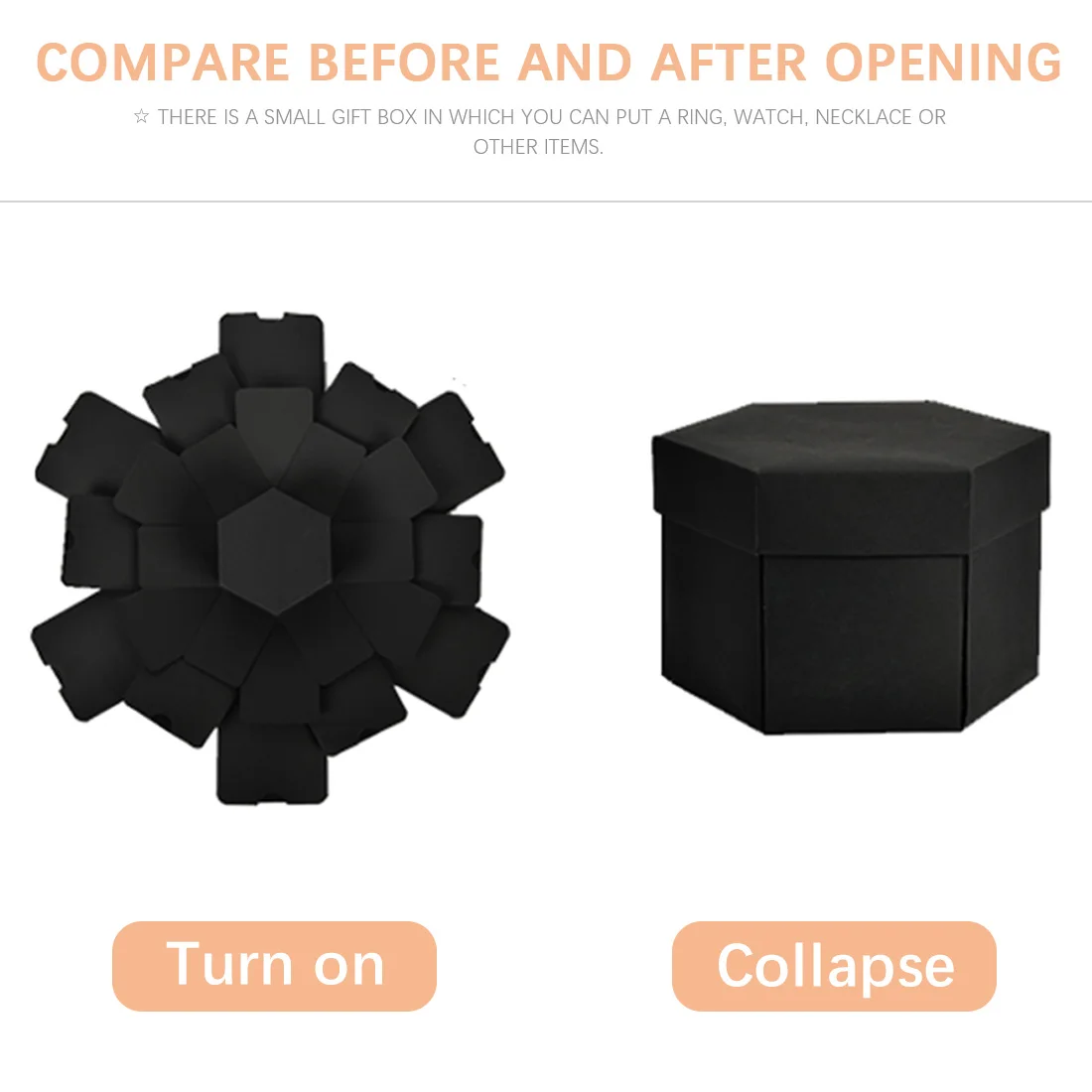 Прекрасный сюрприз взрыв пара коробка любви памяти Diy Фотоальбом на День Святого