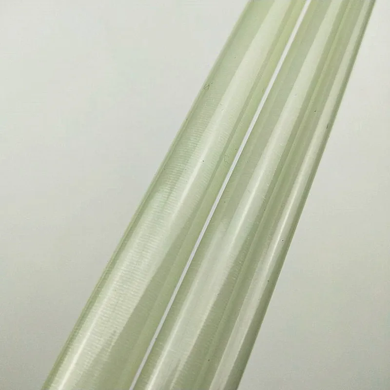 

Transparent white fiberglass fly rod blank. Transparent white color Fly Fishing Rod Blanks